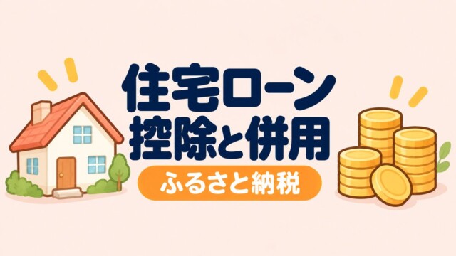 ふるさと納税と住宅ローン控除は併用できる？1年目・2年目の手続きと寄附額の目安・計算例【2026年分】